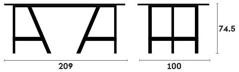 Capdell Прямоугольный деревянный стол Mesana sun-id-1492192 - Вид №5