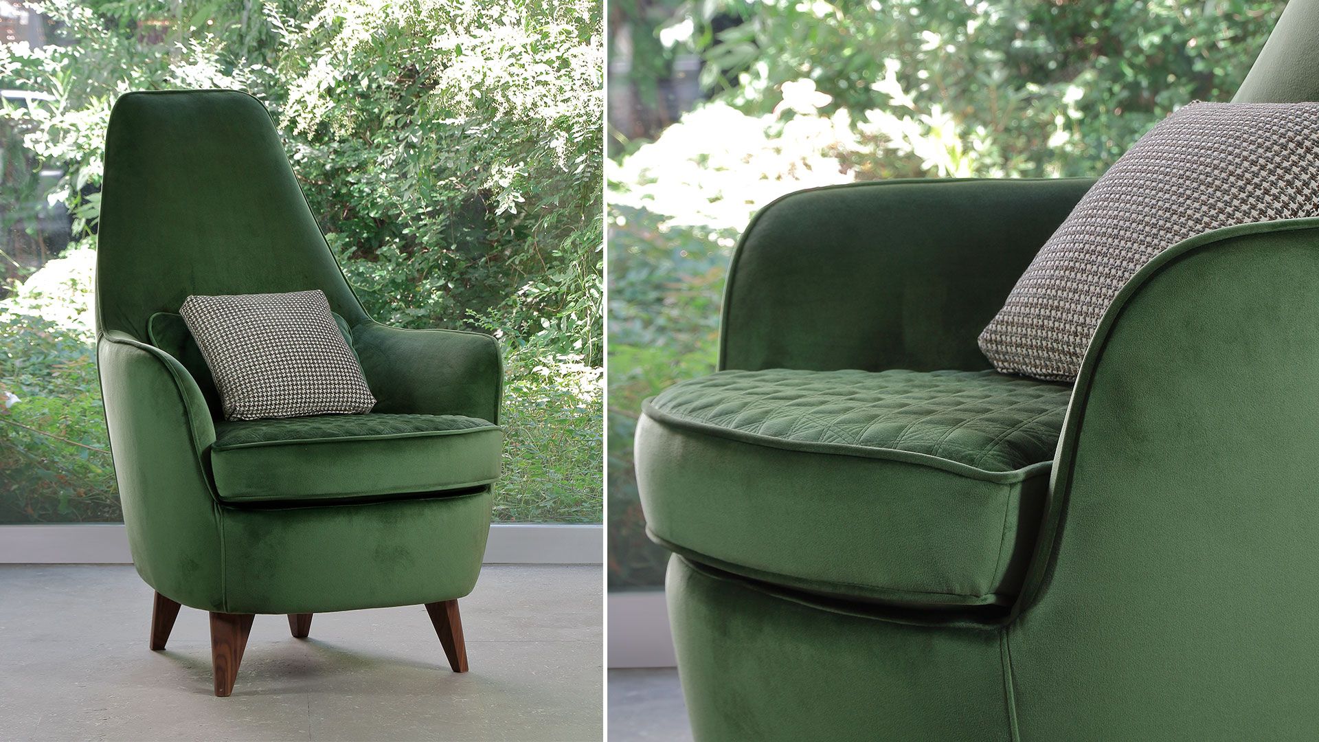 Тканевое кресло с подлокотниками REFLEX облако ARCH-00130537