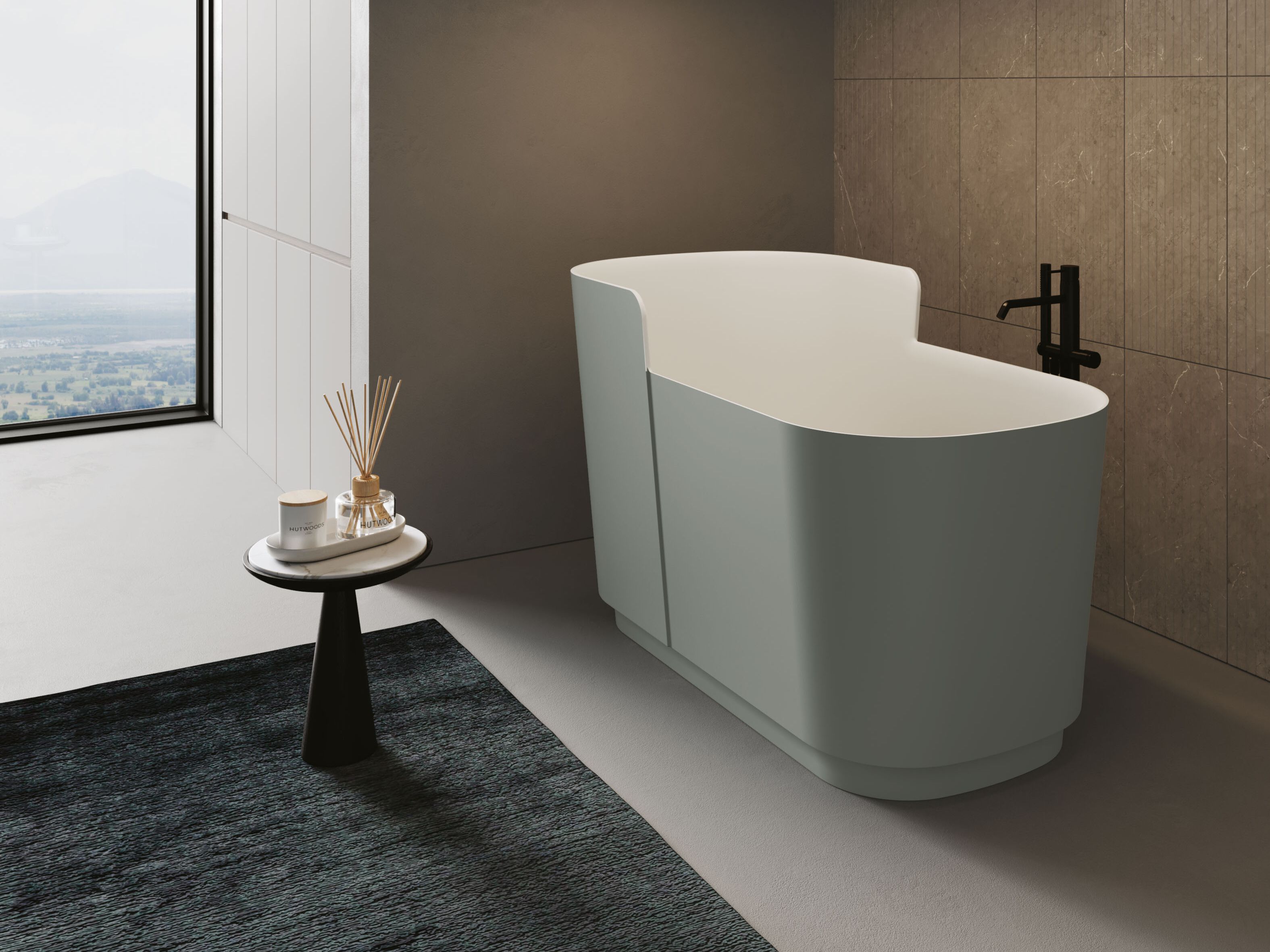 Ванна в центре комнаты в Aquatech® DISENIA TRINITY ARCH-00048252