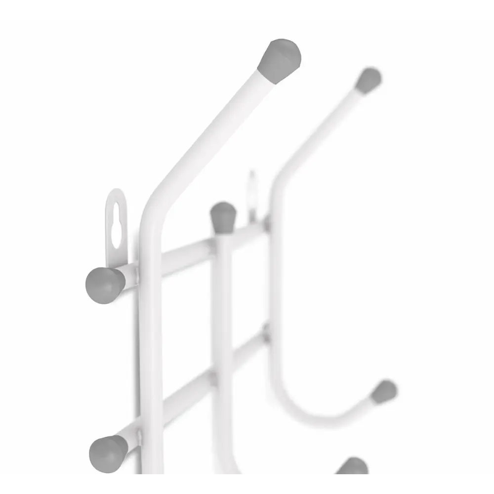 Sheffilton Вешалка настенная белая с тремя крючками для экономного хранения 10530865 Стандарт STLM-0000628 - Вид №1