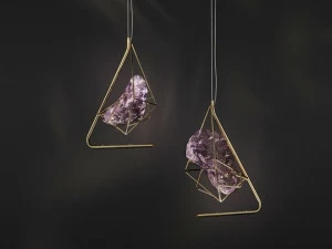 Euroluce Lampadari Подвесной светильник из хрусталя и металла Cryrock