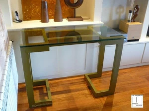 Gonzalo De Salas Прямоугольная консоль из железа и стекла Sendai