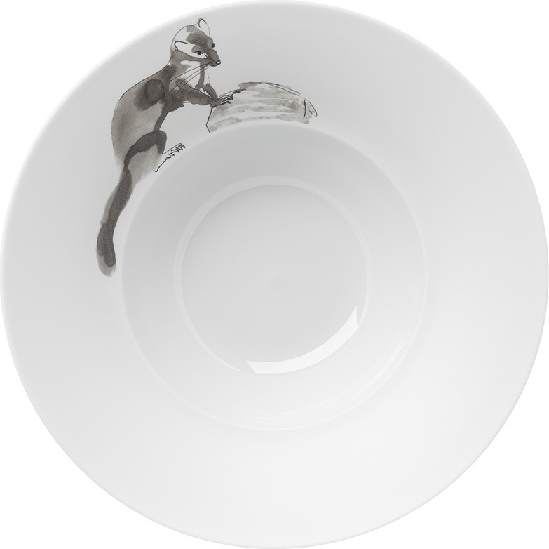 10602543 Hering Berlin Салатник Hering Berlin "Охота" "Куница" 19см Фарфор 