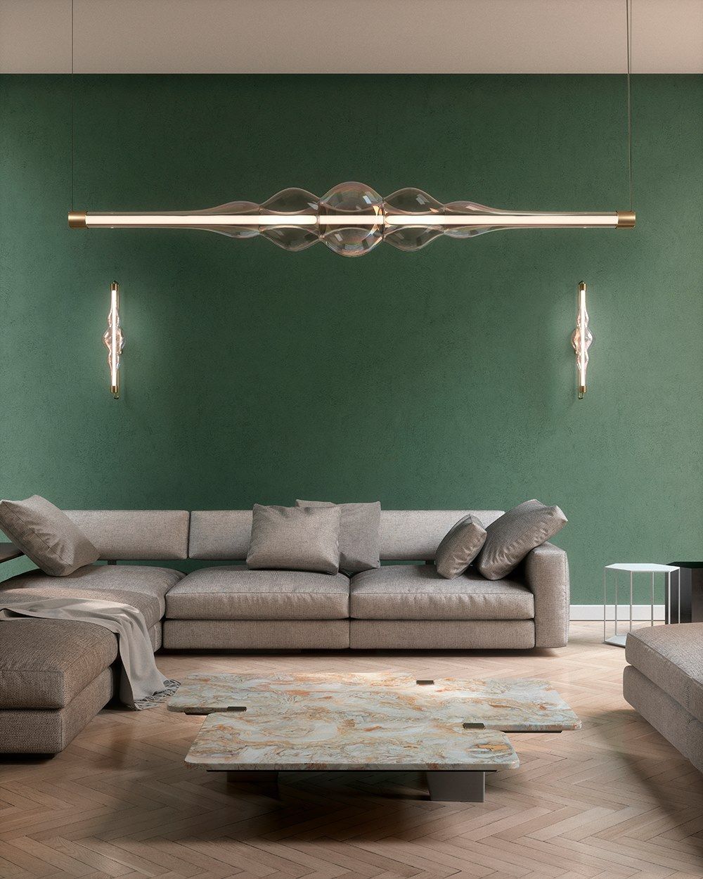 Подвесной светильник из дутого стекла Cangini & Tucci Frequency ARCH-00114751 - Вид №7