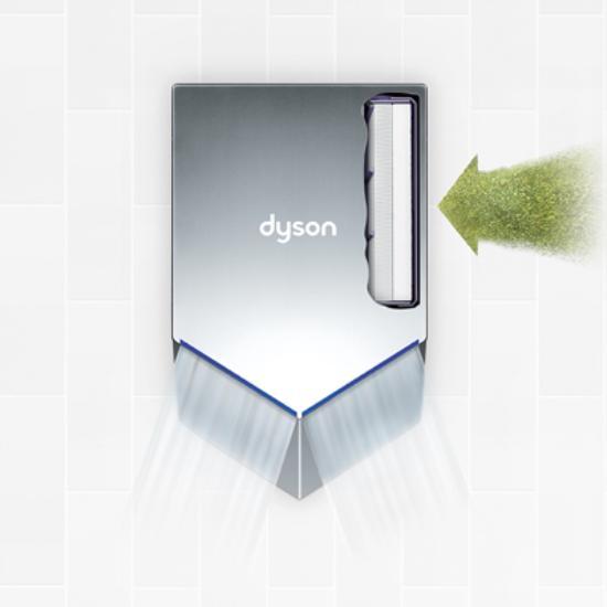 965280-01 Dyson HEPA Фильтр рукосушителя серии V Англия AIRBLADE HU02 - Вид №1
