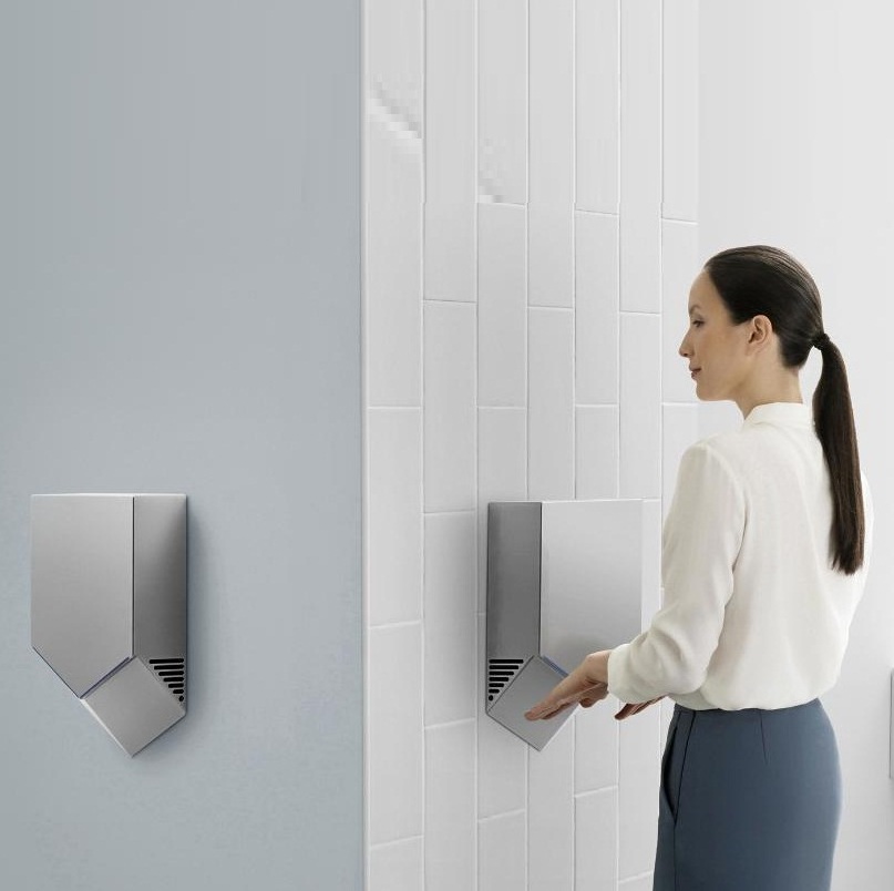 HU02 DYSON AIRBLADE Сушилка для рук электрическая корпус из никеля (307170-01 Англия) AIRBLADE HU02 - Вид №13