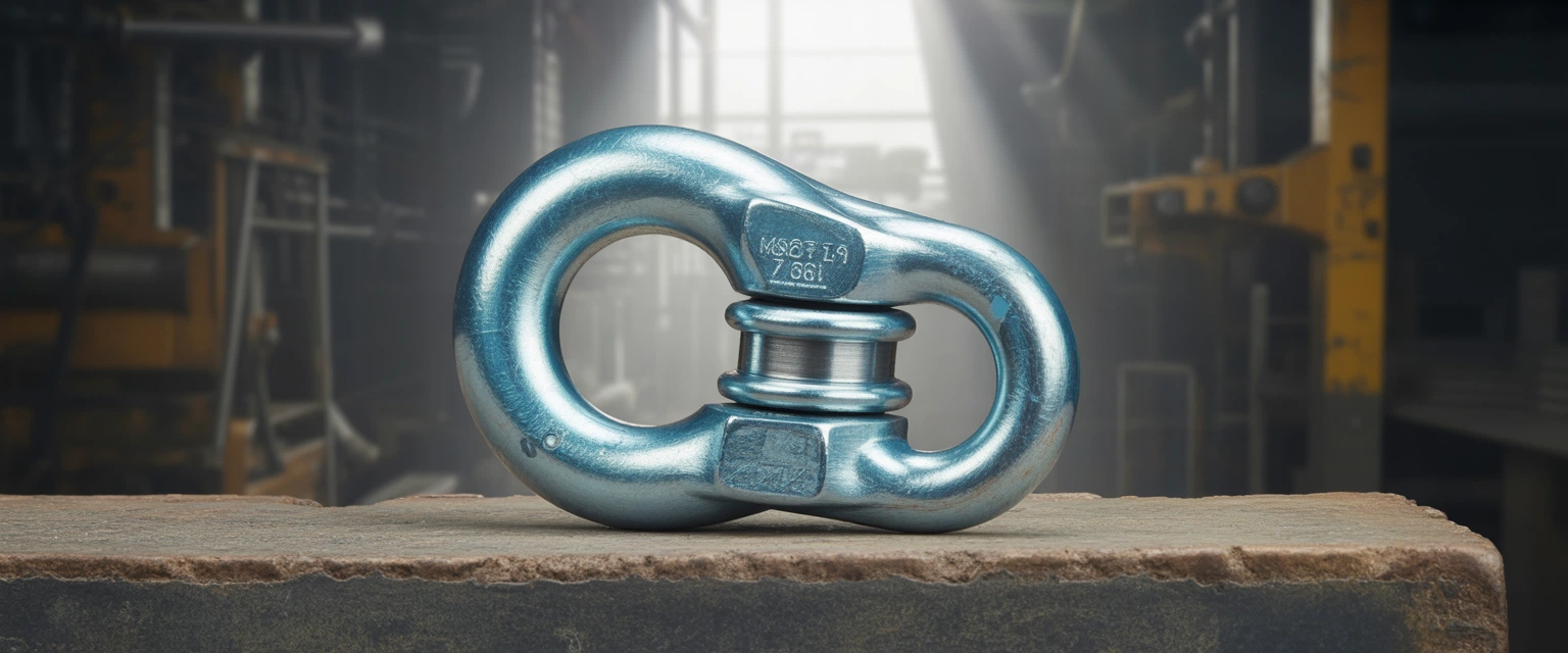 DIN 763 – Такелажные соединители (вертлюг-кольцо) - Баннер категории