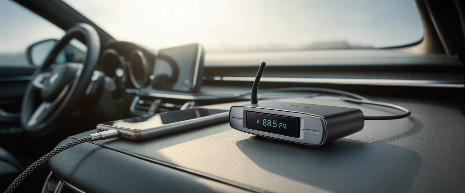 FM трансмиттеры и Bluetooth адаптеры - Баннер категории