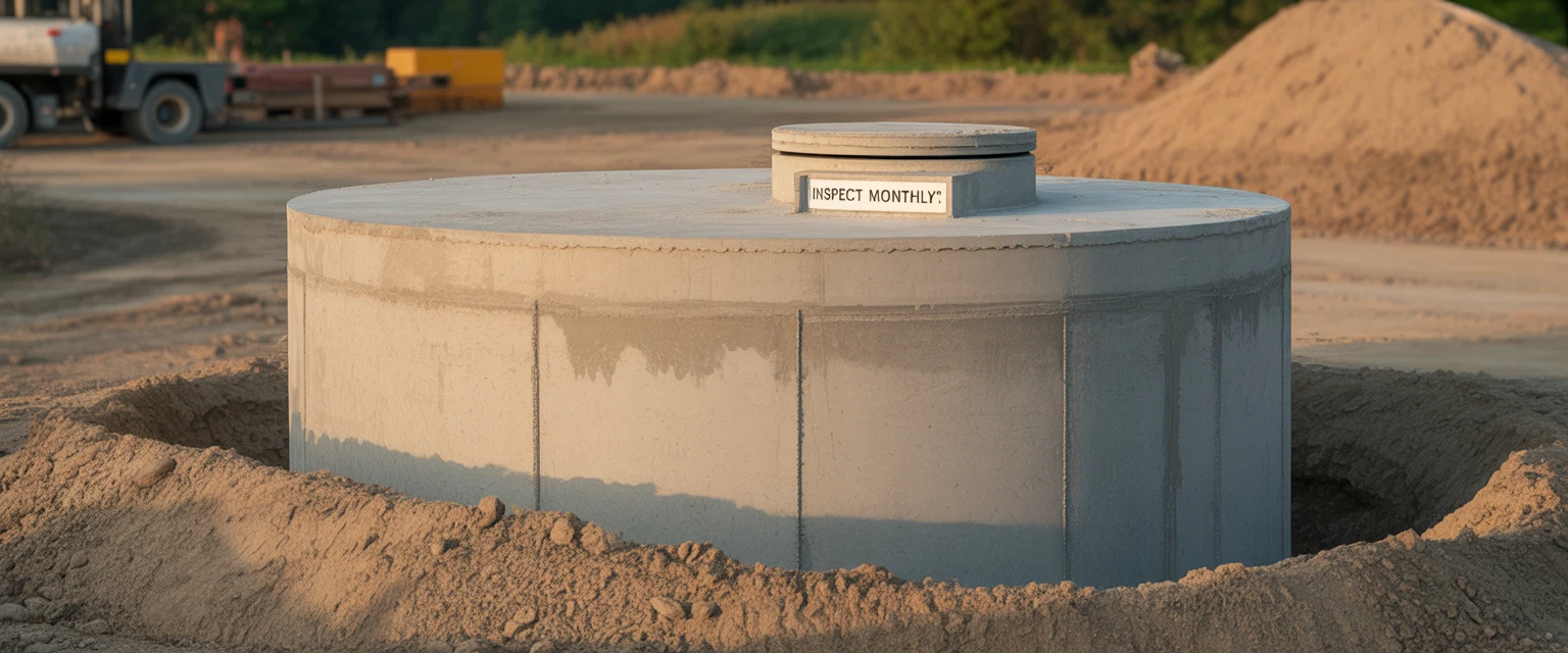 Бетонные септики-отстойники - Баннер категории