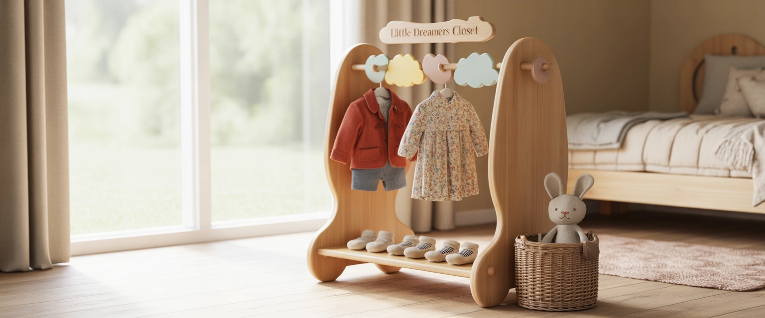 Детские вешалки для одежды - Баннер категории