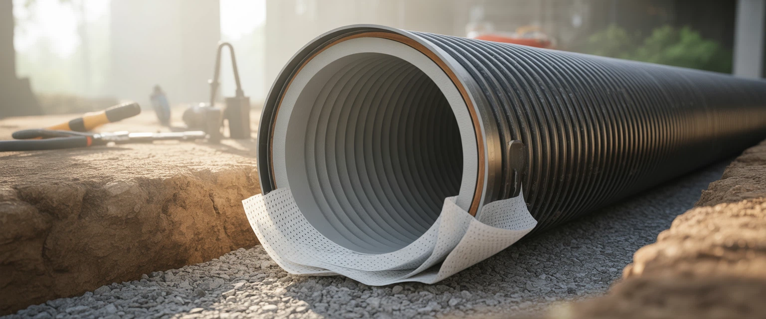 Дренажные трубы двухслойные (повышенная прочность) - Баннер категории