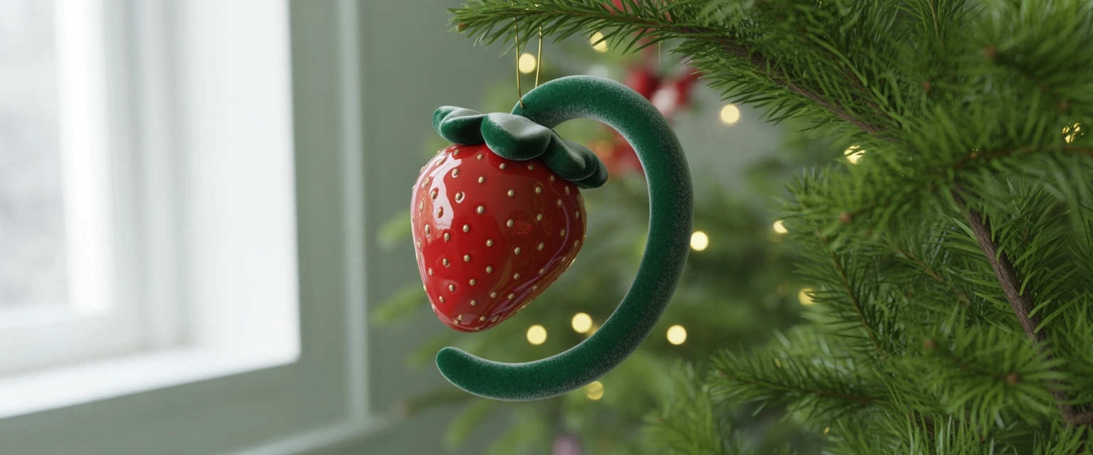 Елочная игрушка Клубничка - Баннер категории