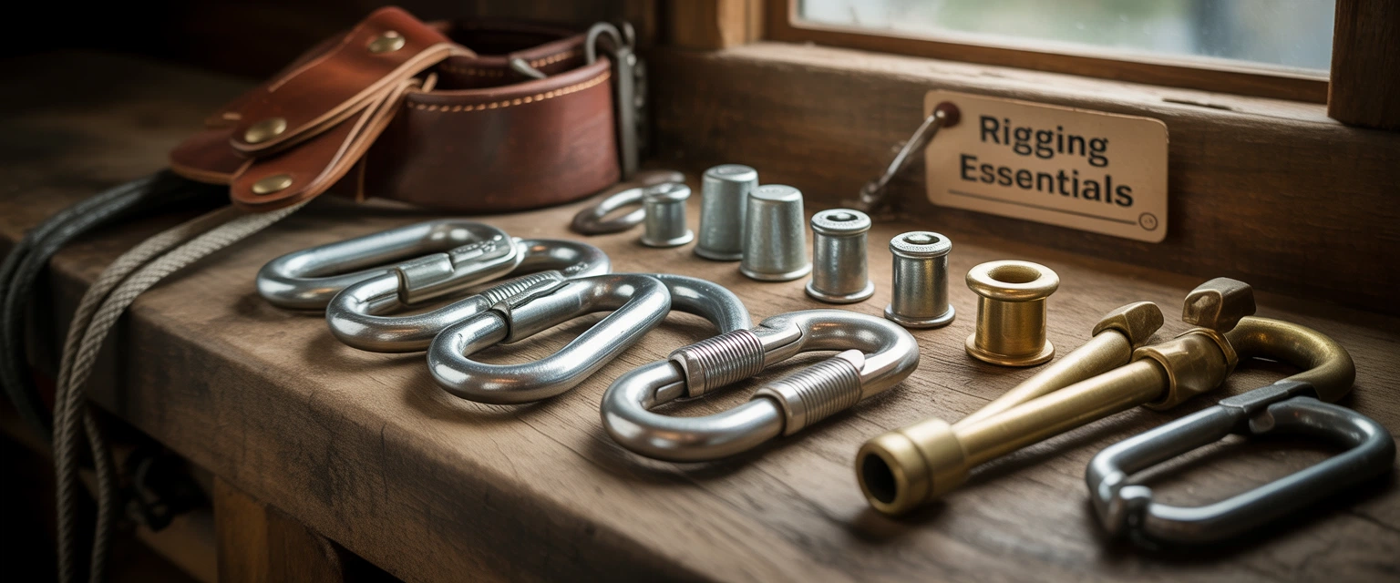 Карабины, коуши, талрепы - Баннер категории