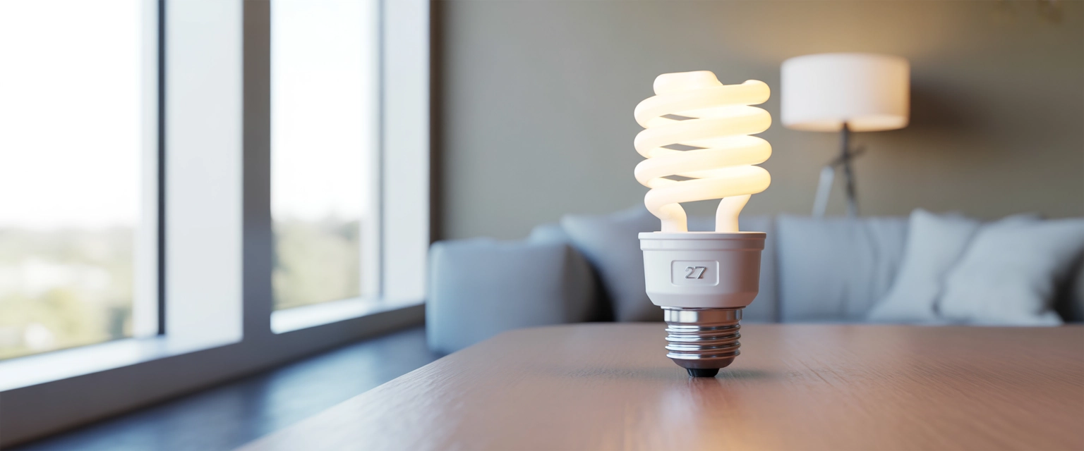 Компактные (КЛЛ) (энергосберегающие с цоколем E27/E14) - Баннер категории