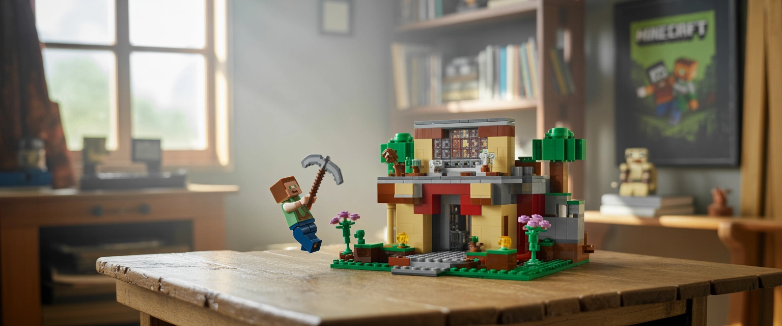 Конструкторы Lego Mineсraft (Лего Майнкрафт) - Баннер категории