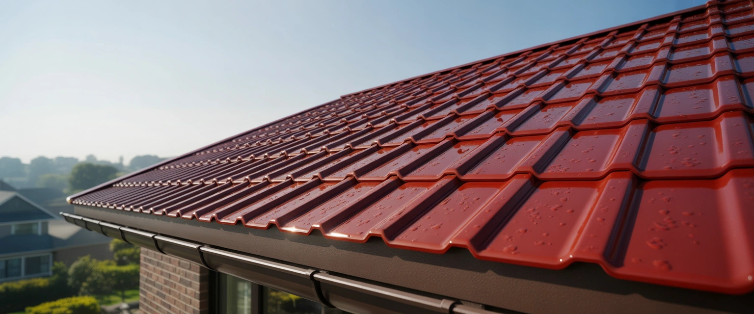 Красная металлочерепица - Баннер категории