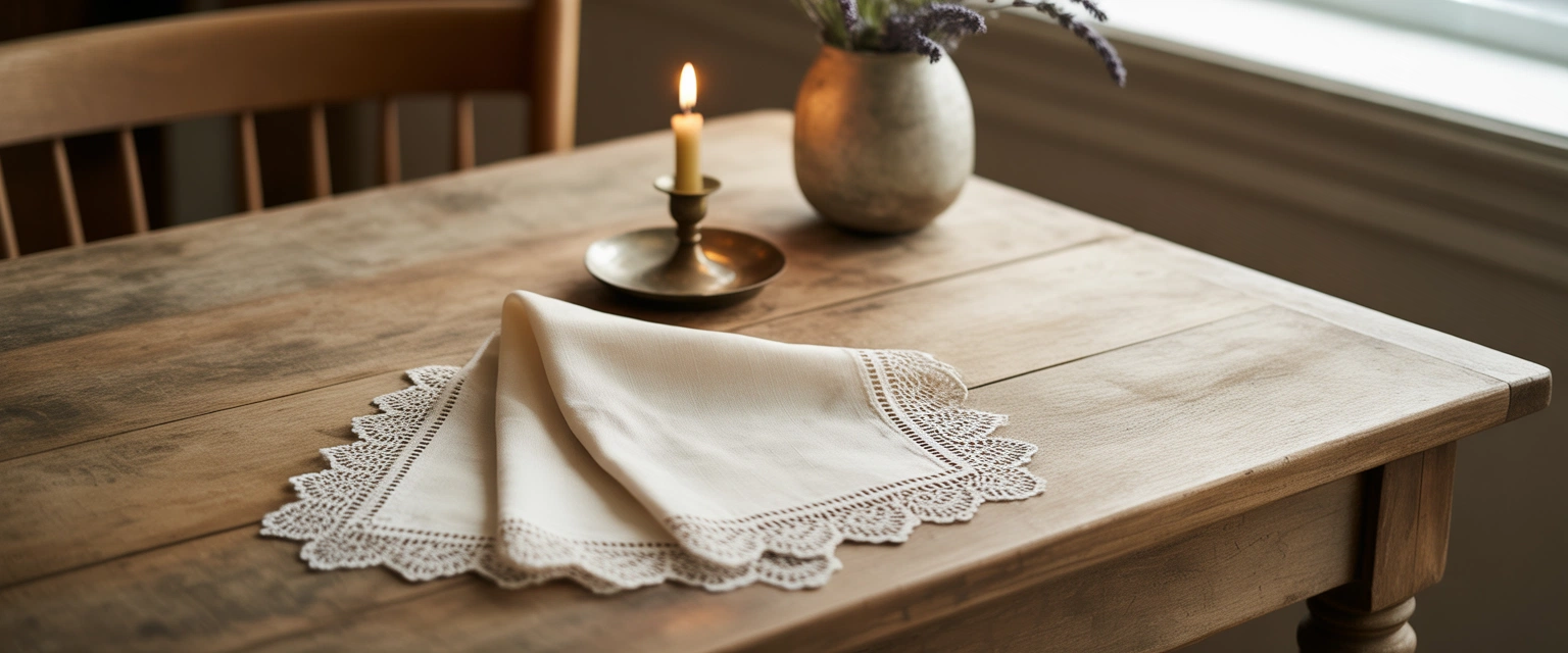 Кружевные салфетки - Баннер категории