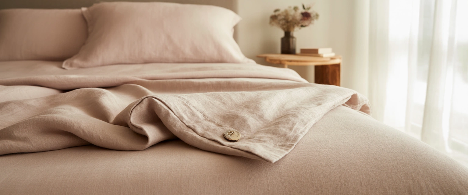 Льняные пододеяльники - Баннер категории