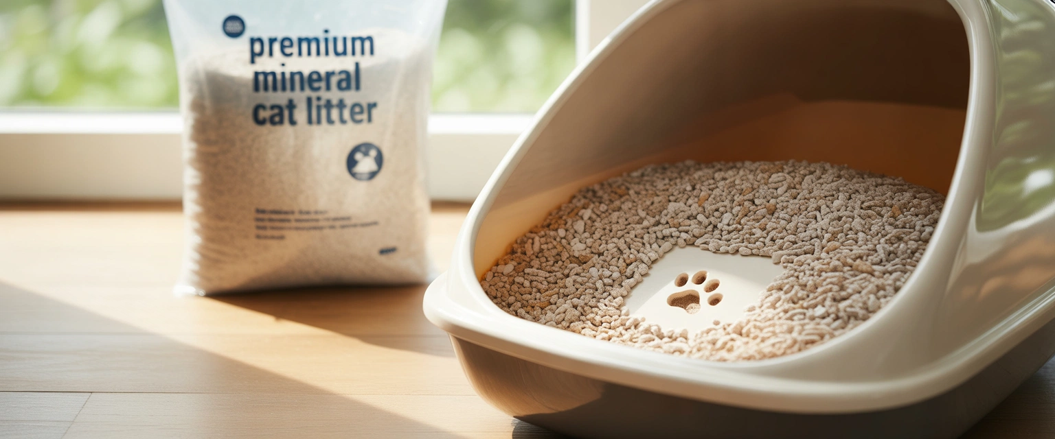 Минеральные наполнители для кошачьих туалетов - Баннер категории