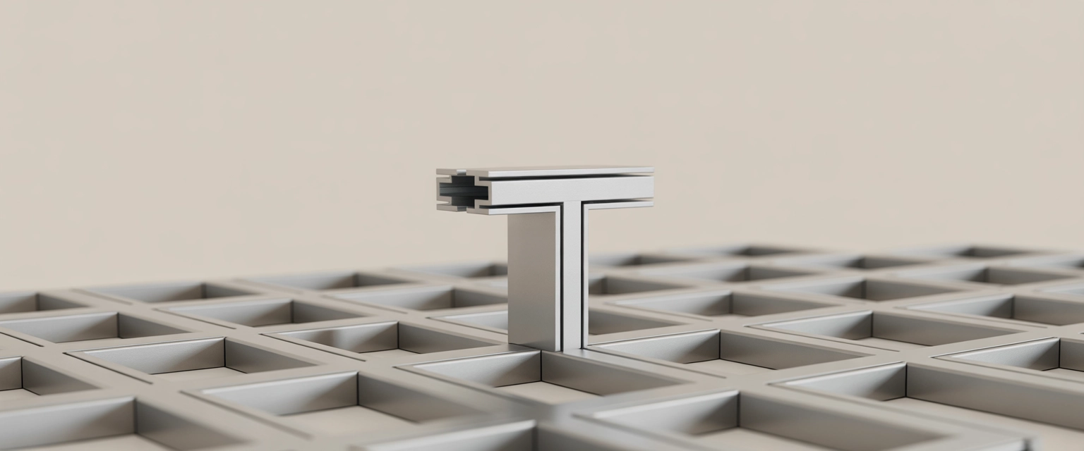 Направляющие профили Т-образные - Баннер категории