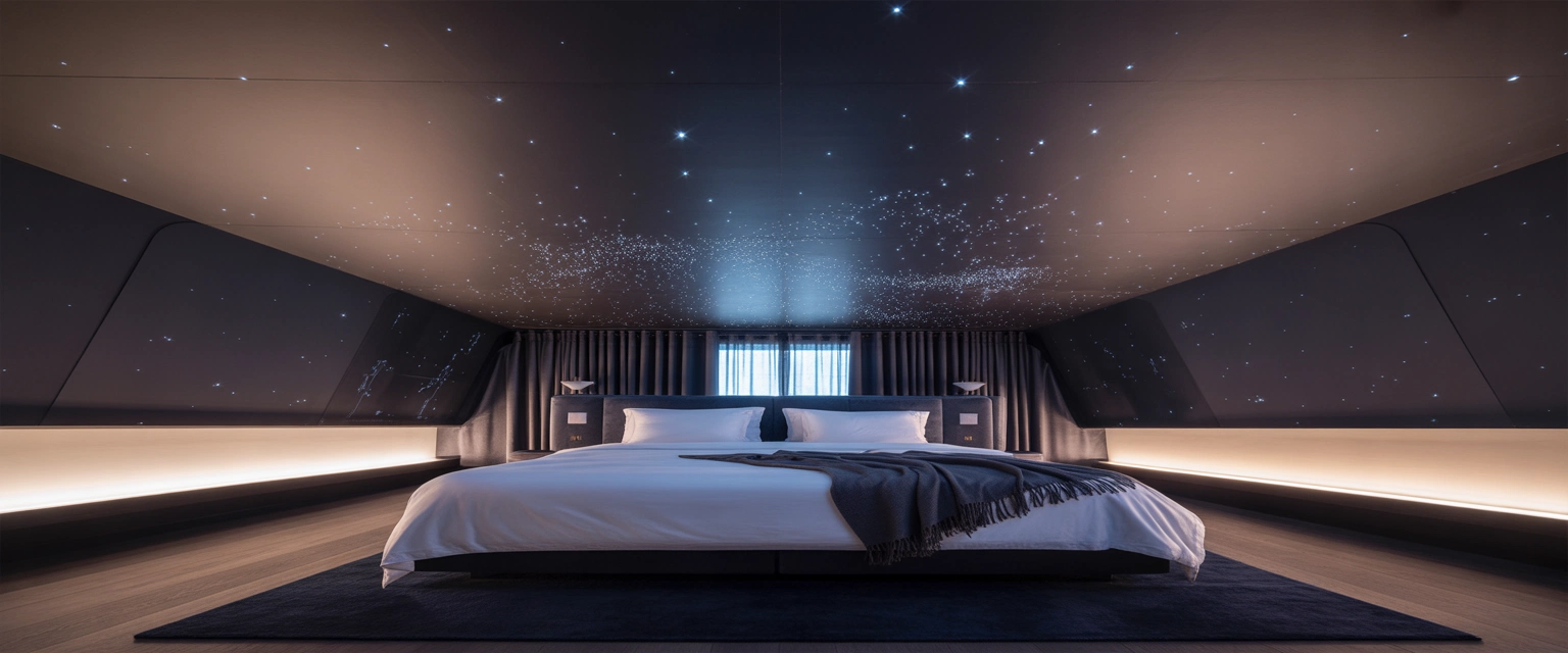 Натяжной потолок звездное небо - Баннер категории