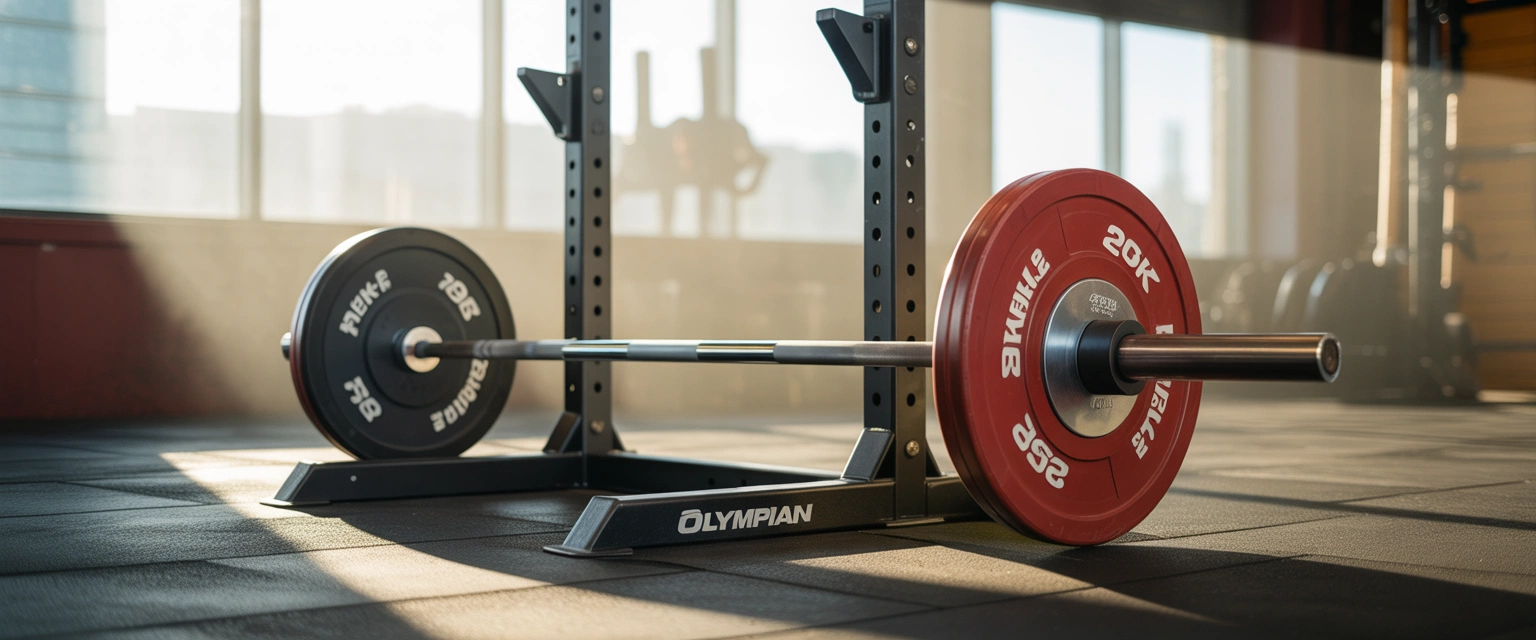 Олимпийская штанга и гантели - Баннер категории