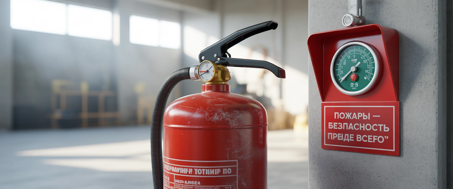 Порошковые огнетушители - Баннер категории