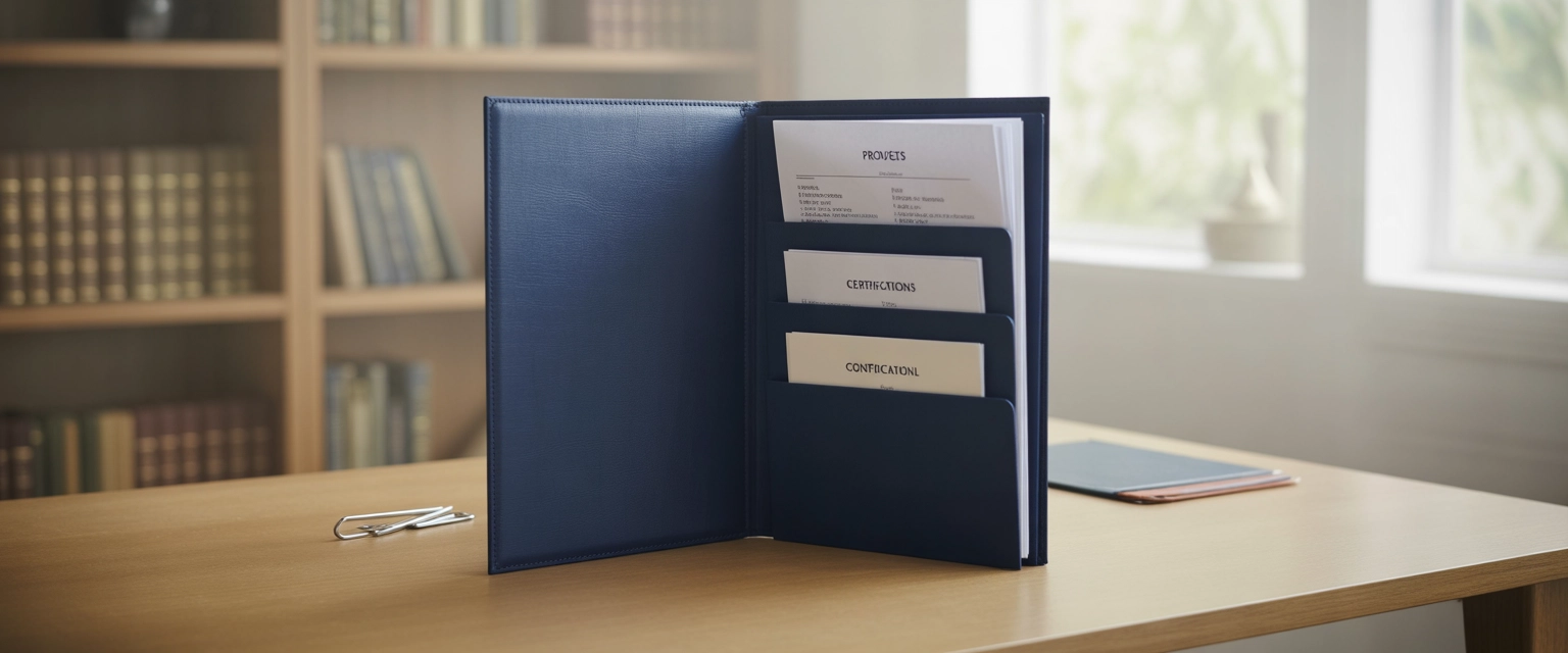 Портфолио (с карманами) - Баннер категории