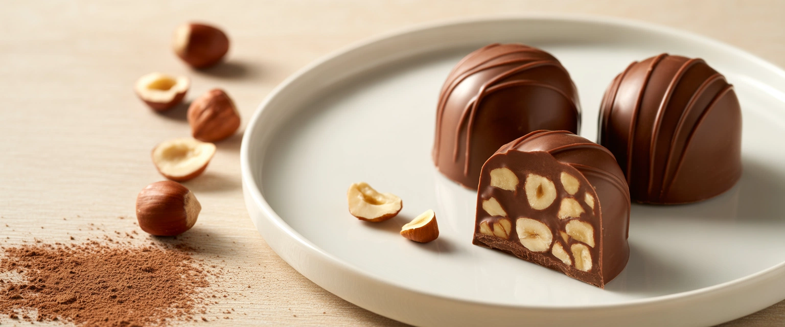 Пралине (с лесным орехом, миндалем) - Баннер категории