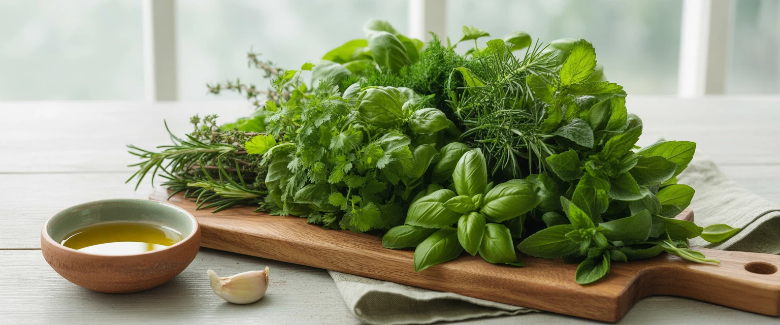 Пряные травы и зелень - Баннер категории