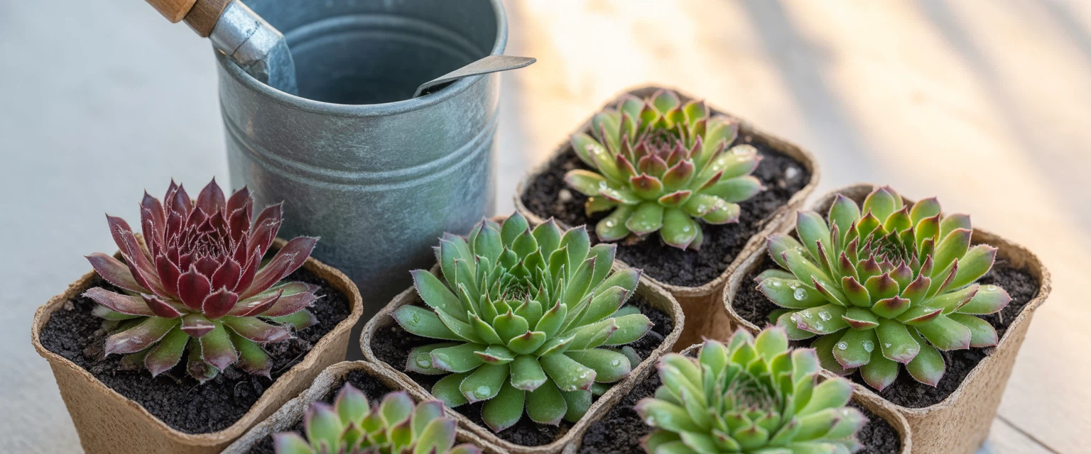 Саженцы Молодила - Баннер категории