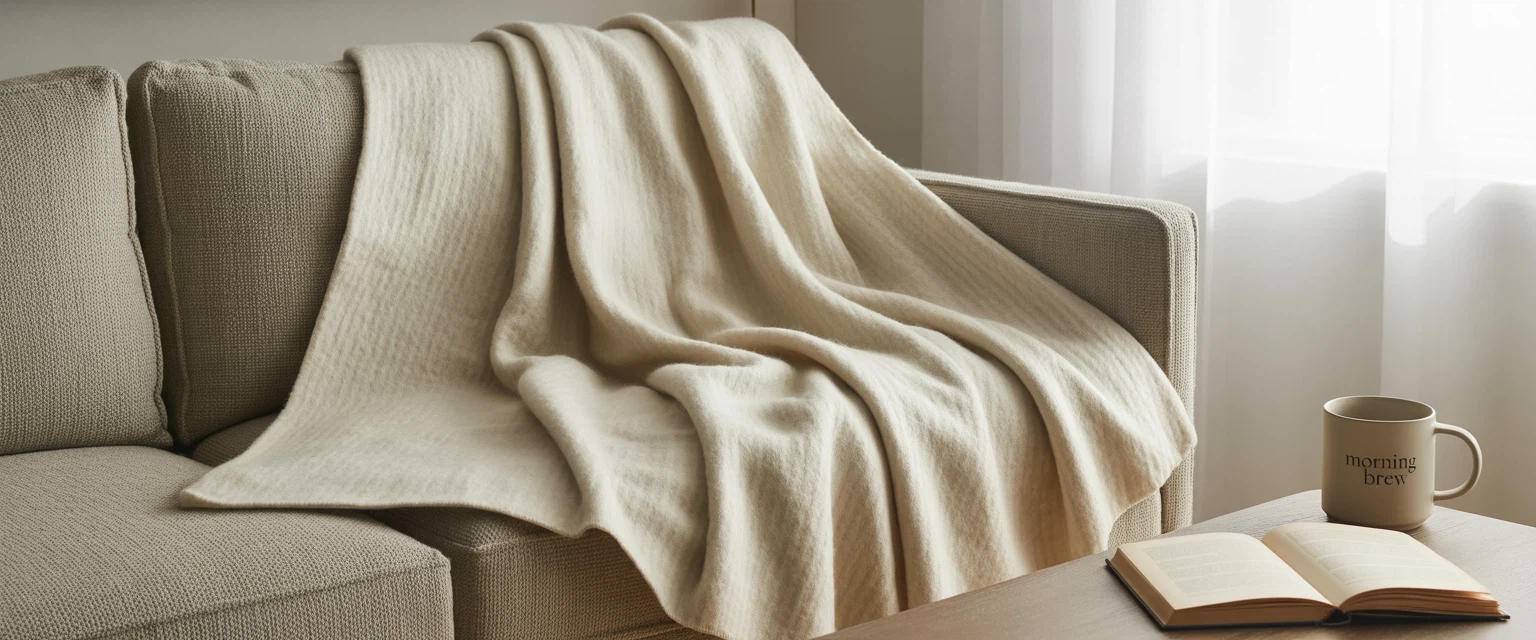 Шерстяные пледы - Баннер категории