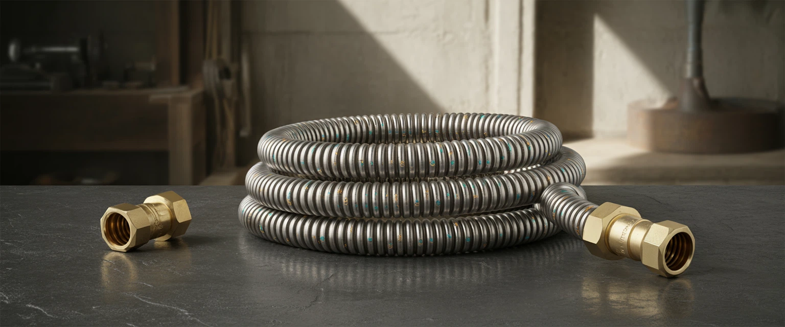 Сильфонные подводки для газа (нержавеющая сталь) - Баннер категории