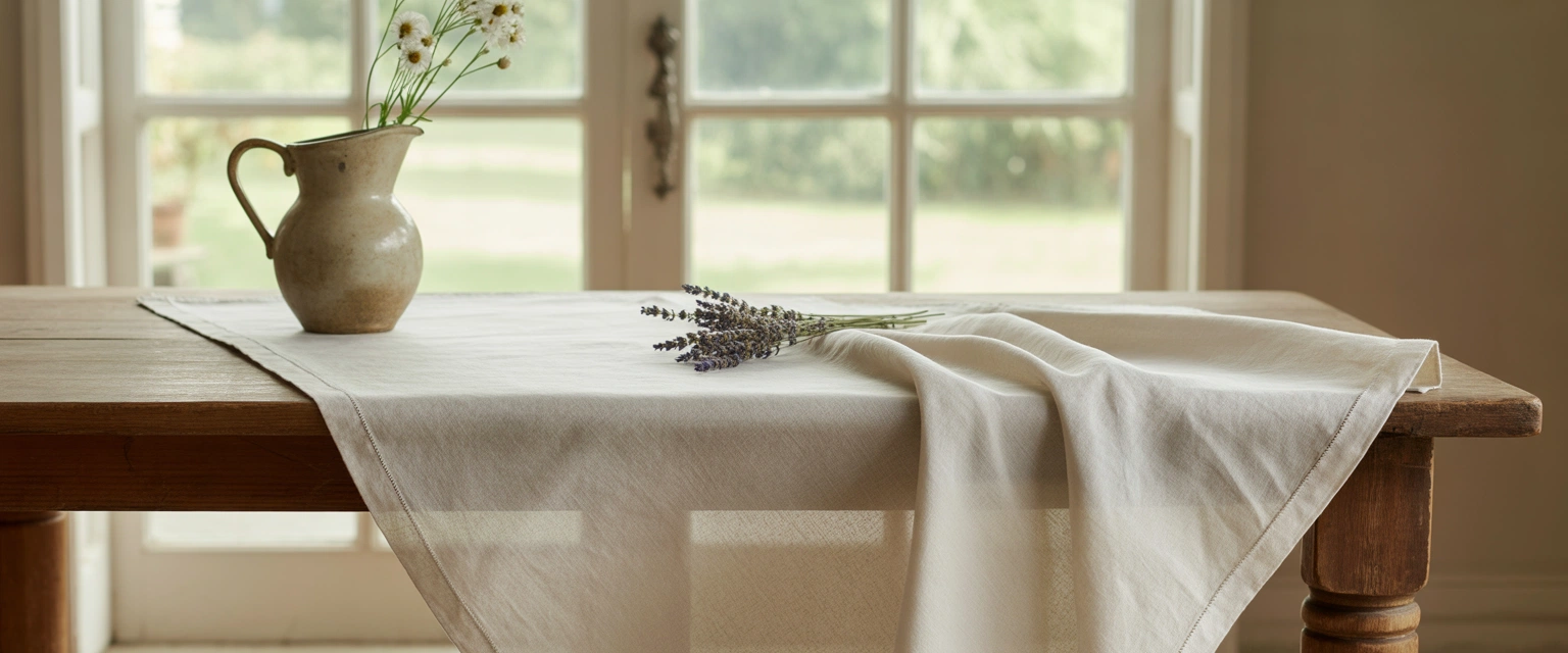 Скатерти льняные - Баннер категории