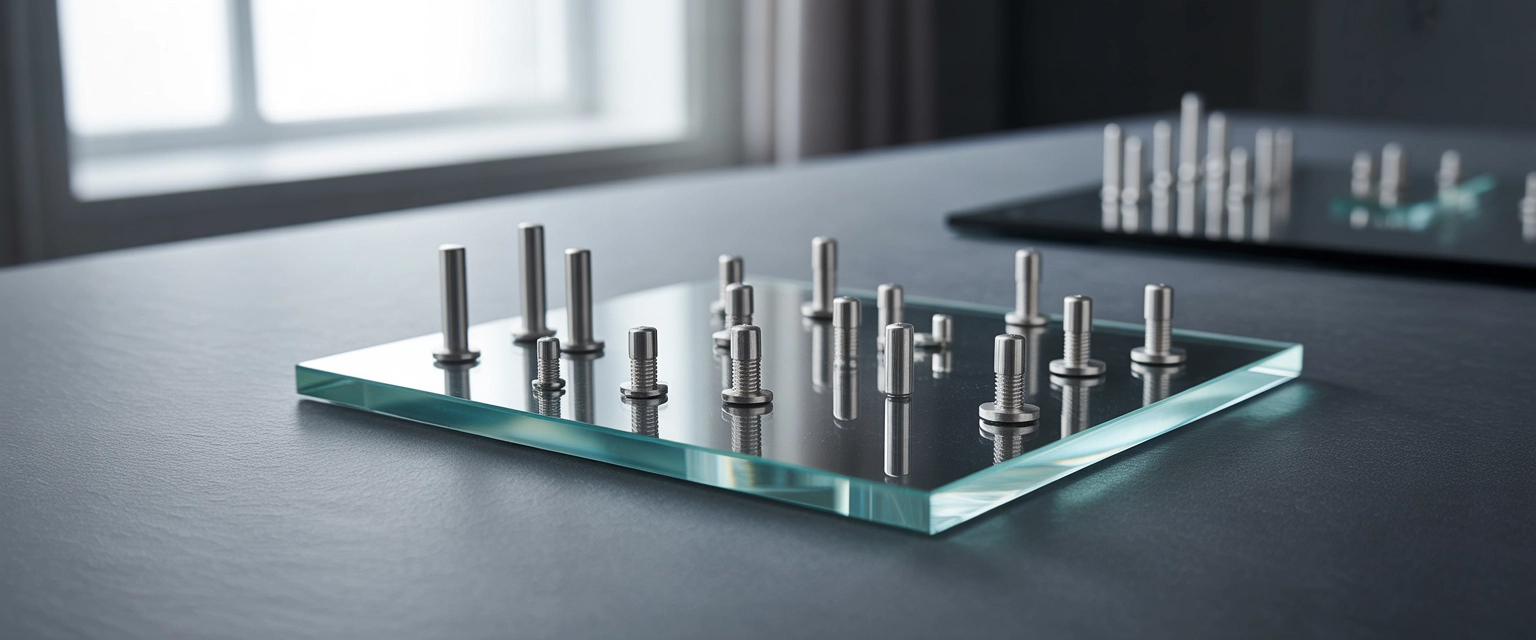 Скрытый крепёж для стекла и зеркал - Баннер категории