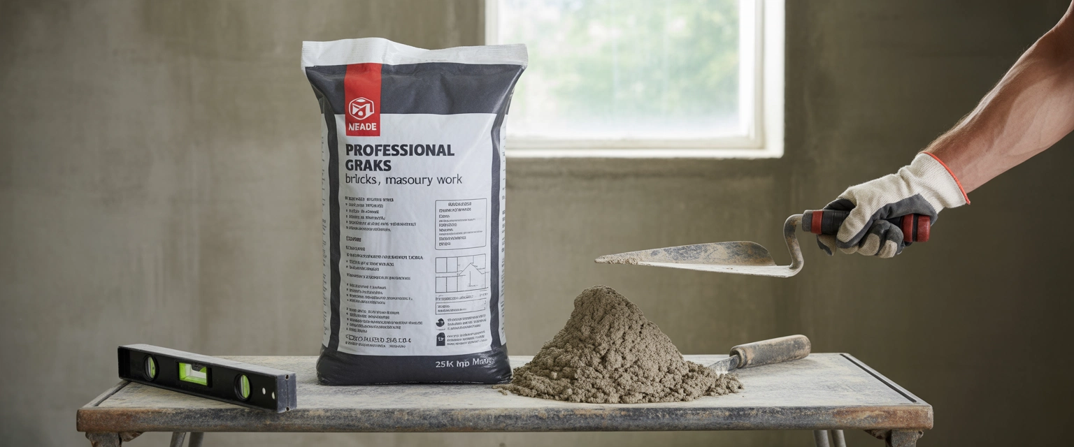 Смеси для кирпича, блоков и монтажных работ - Баннер категории