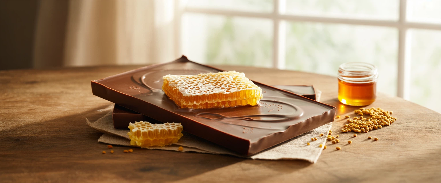 Сотовый мёд в шоколаде - Баннер категории