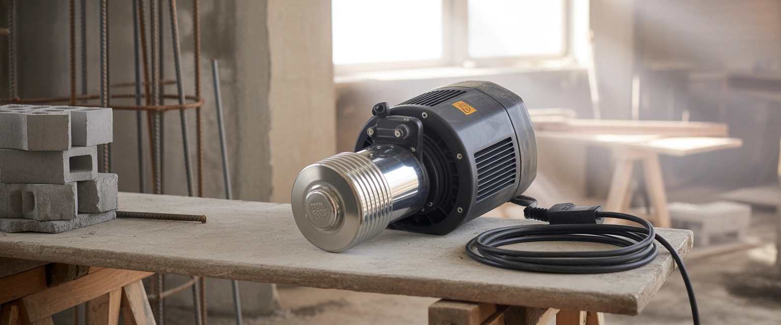 Стационарный вибратор для бетона - Баннер категории