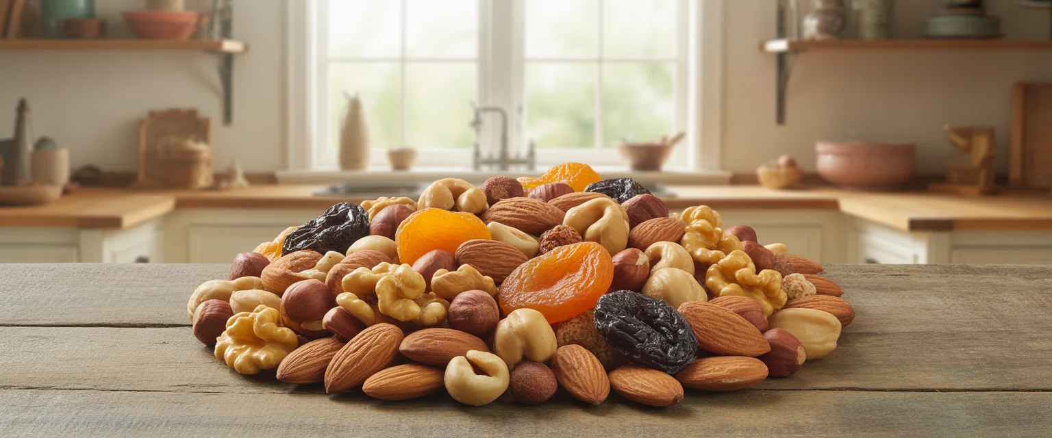 Студенческая смесь (орехи + сухофрукты) - Баннер категории