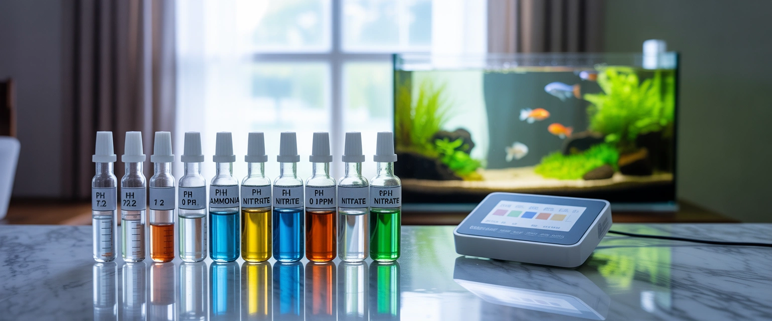 Тесты и реагенты для аквариумной воды - Баннер категории