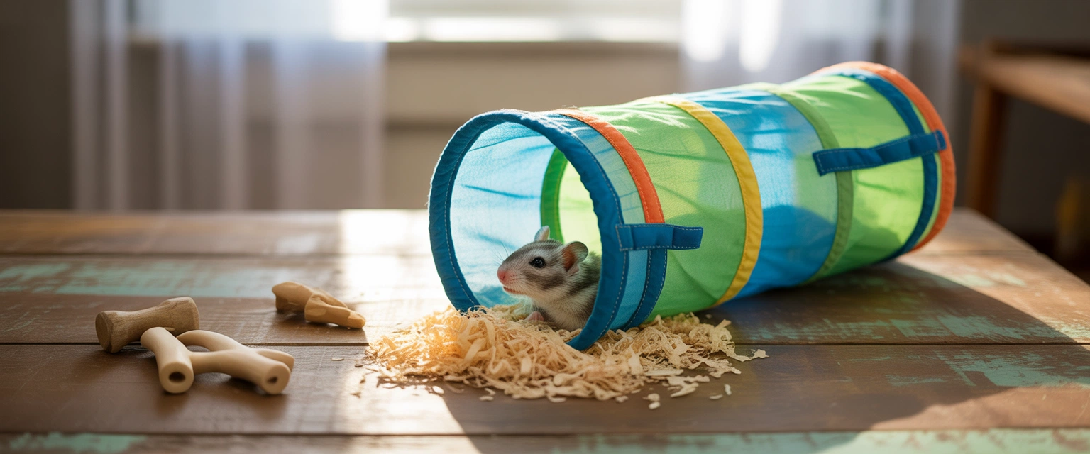 Тоннели для хорьков и грызунов - Баннер категории