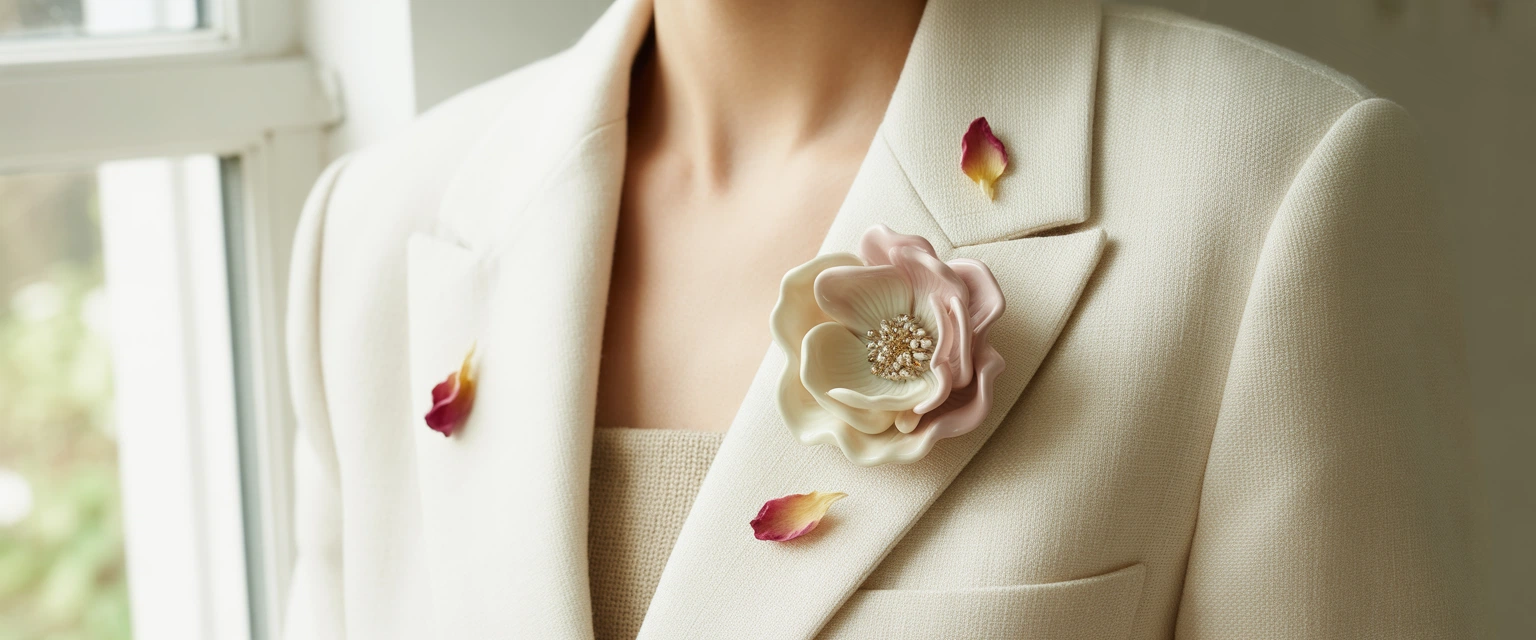 Цветочные, животные, абстракция броши - Баннер категории