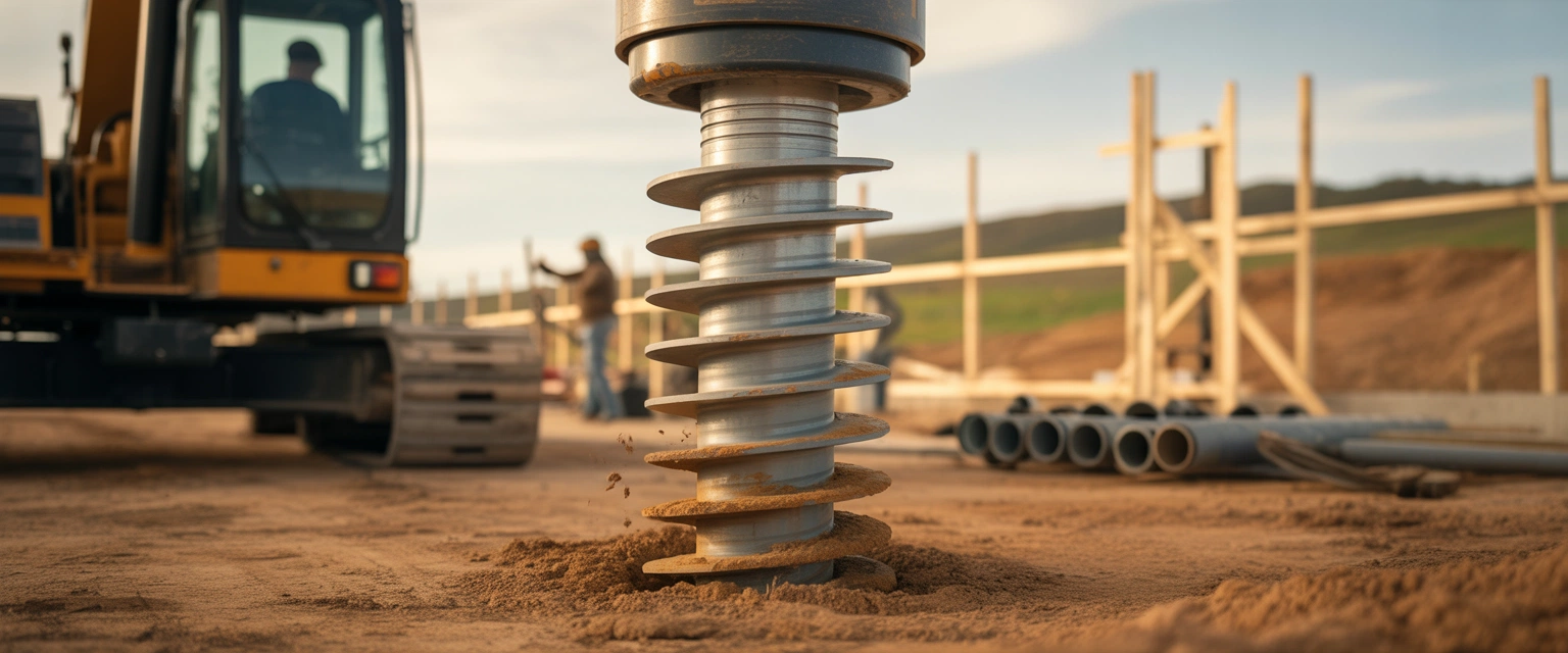 Винтовые сваи (для фундаментов, заборов) - Баннер категории